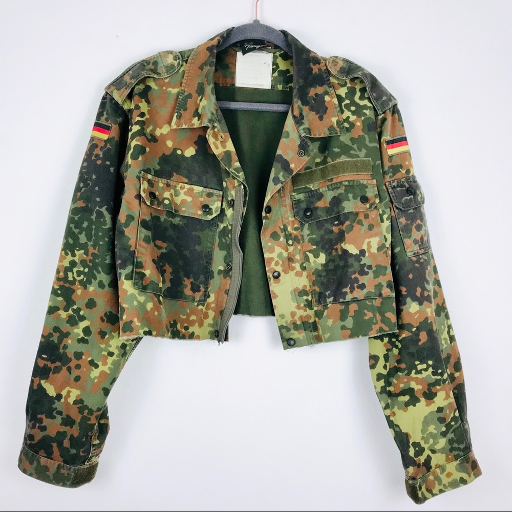 ASOS Reclaimed Vintage Military Cropped Jacket
